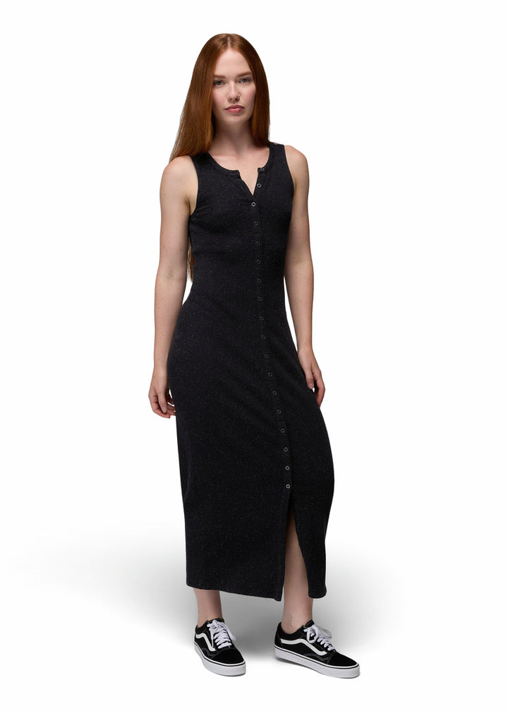 prAna Cambria Cove Maxi Dress | Black Heather