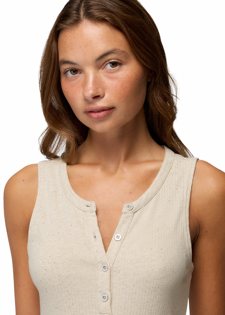 prAna Cambria Cove Maxi Dress | Oatmeal Heather