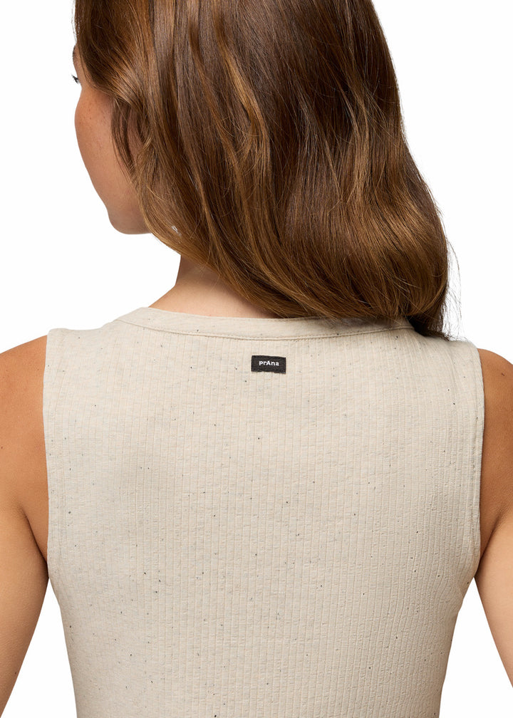 prAna Cambria Cove Maxi Dress | Oatmeal Heather