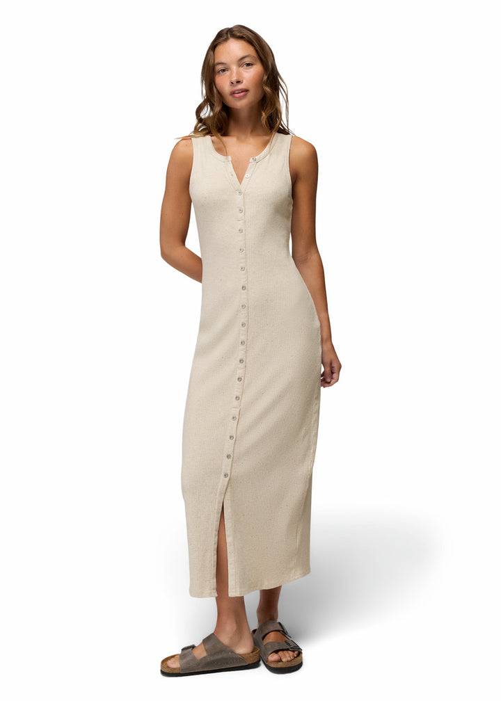 prAna Cambria Cove Maxi Dress | Oatmeal Heather