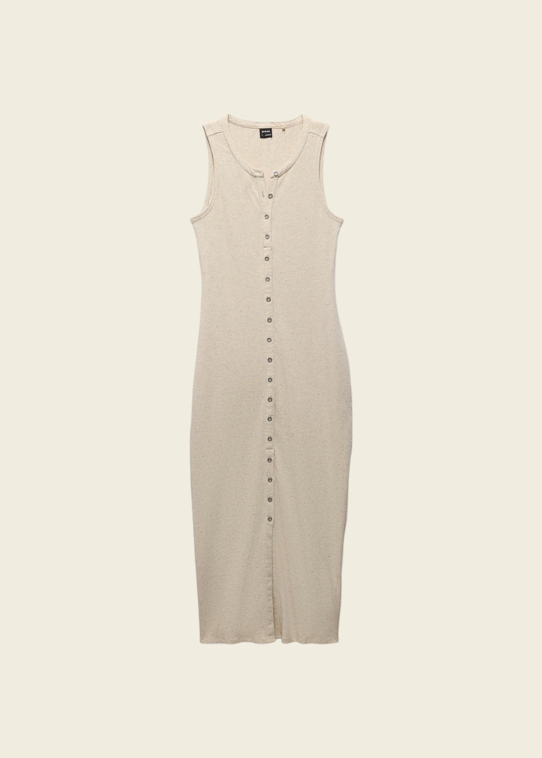 prAna Cambria Cove Maxi Dress | Oatmeal Heather