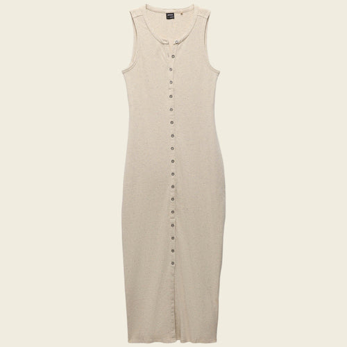 prAna Cambria Cove Maxi Dress | Oatmeal Heather