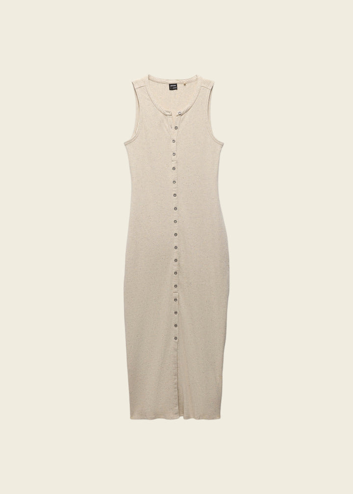 prAna Cambria Cove Maxi Dress | Oatmeal Heather