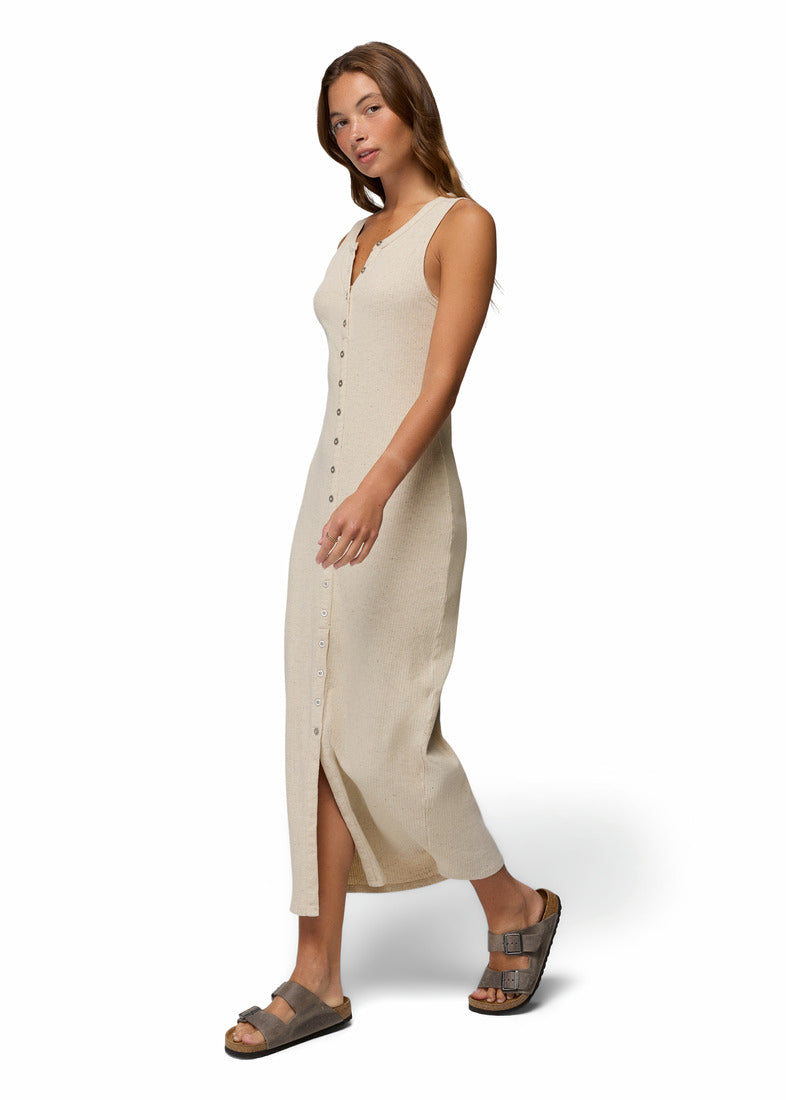prAna Cambria Cove Maxi Dress | Oatmeal Heather