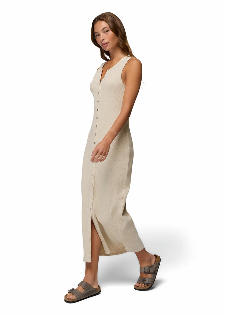 prAna Cambria Cove Maxi Dress | Oatmeal Heather