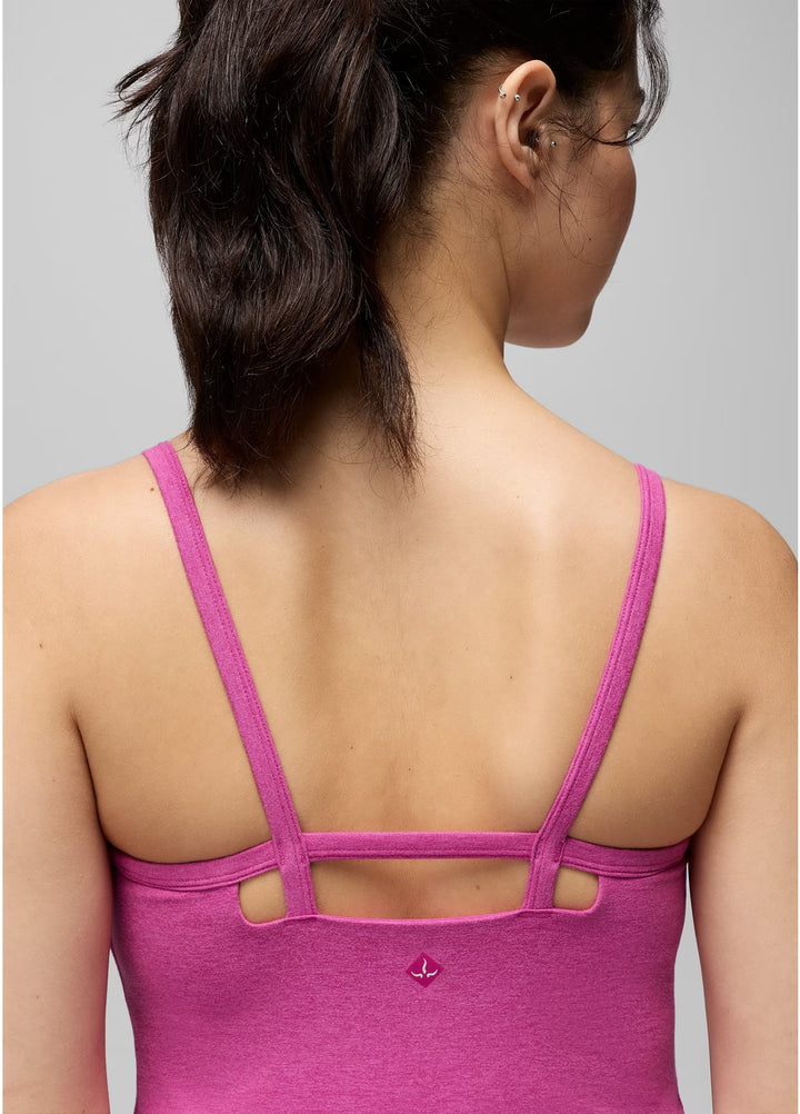 Prana Heavana Courtside Dress | Berry Beam Heather