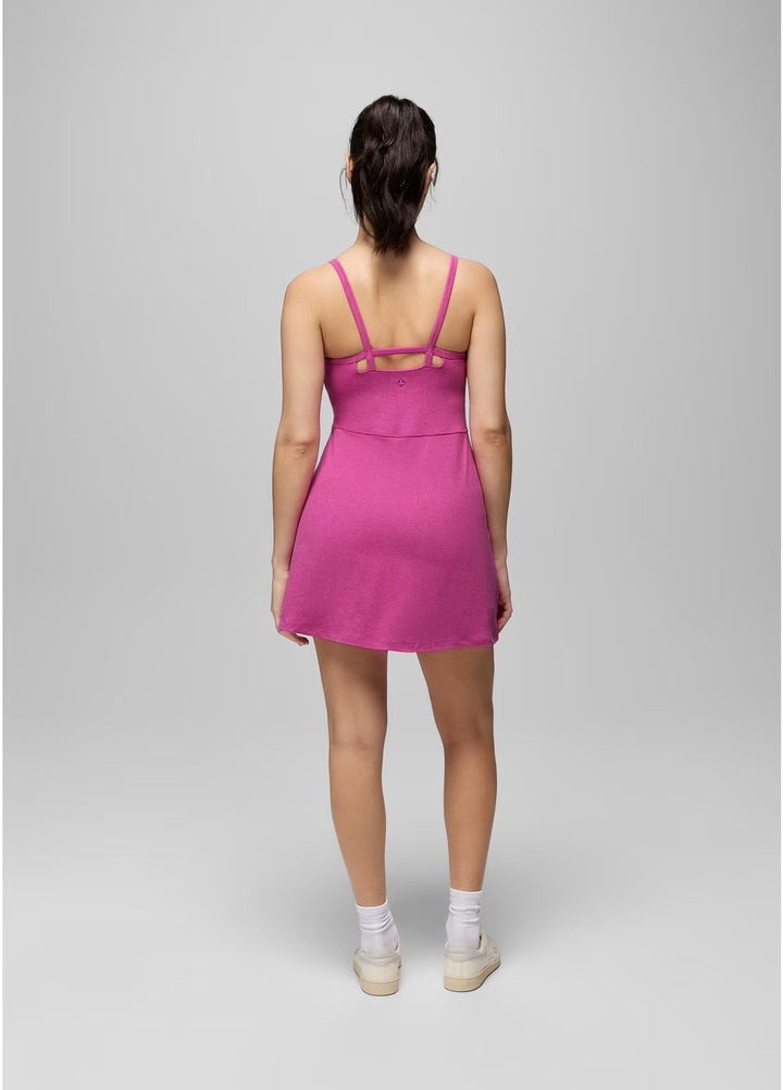 Prana Heavana Courtside Dress | Berry Beam Heather