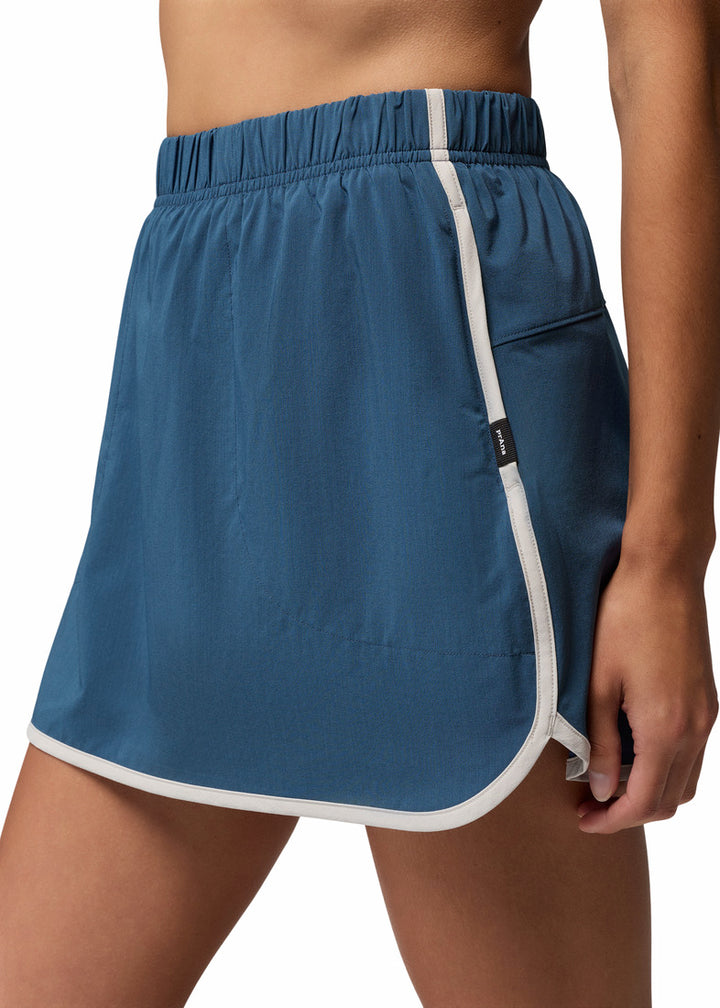 prAna Railay Scallop Skort | Bluff Blue