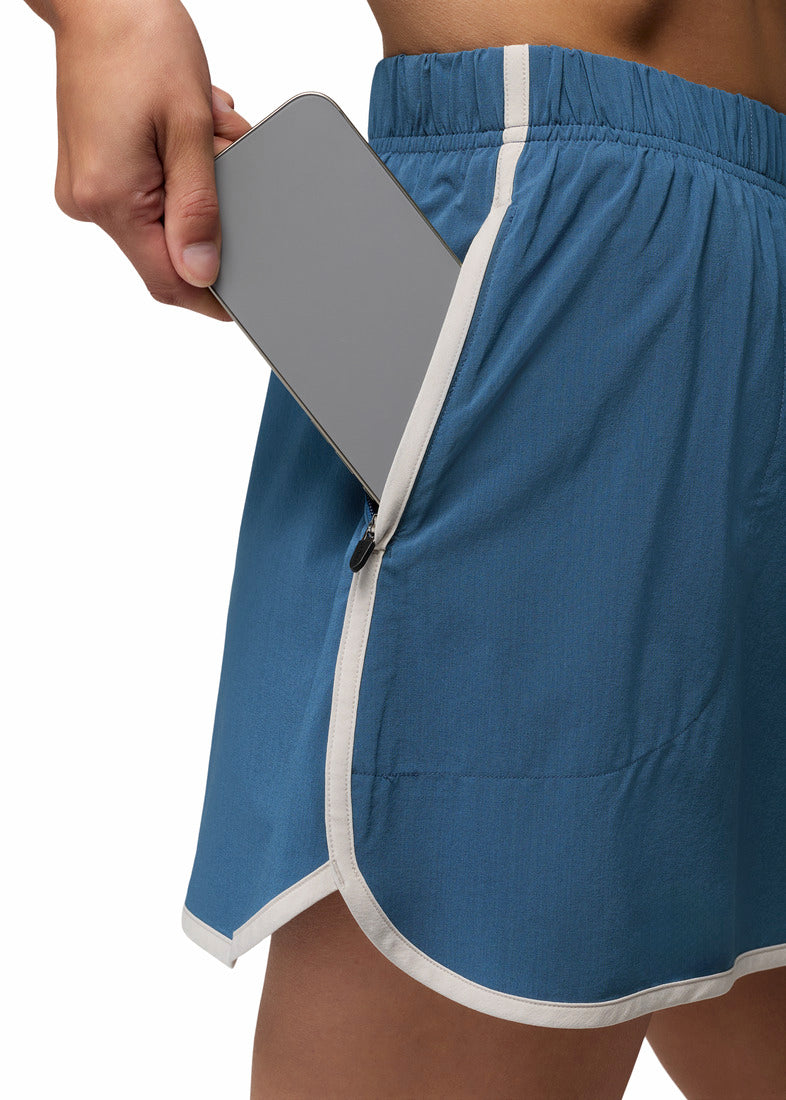 prAna Railay Scallop Skort | Bluff Blue