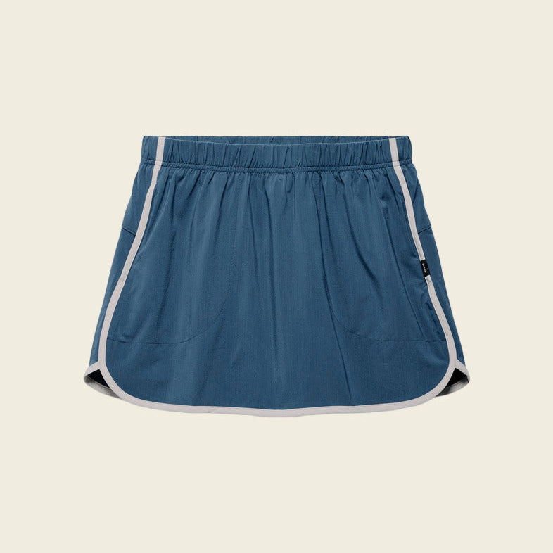 prAna Railay Scallop Skort | Bluff Blue