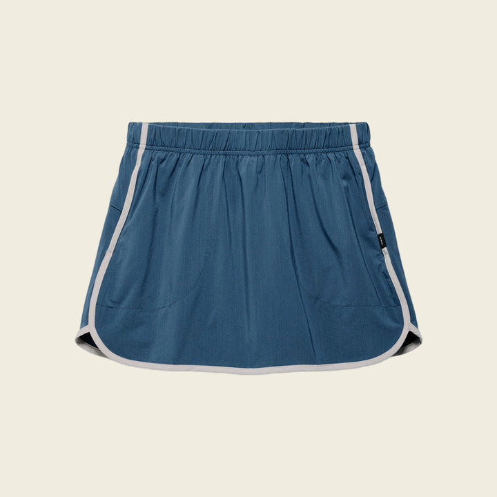 prAna Railay Scallop Skort | Bluff Blue