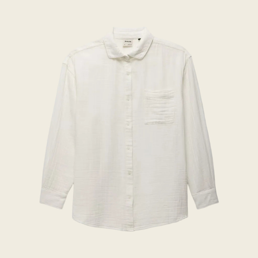 Light-colored shirt on a white background