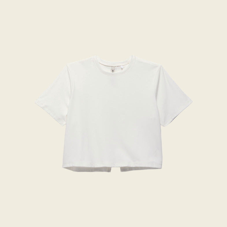 prAna Pure Ascent Short Sleeve | Soft White
