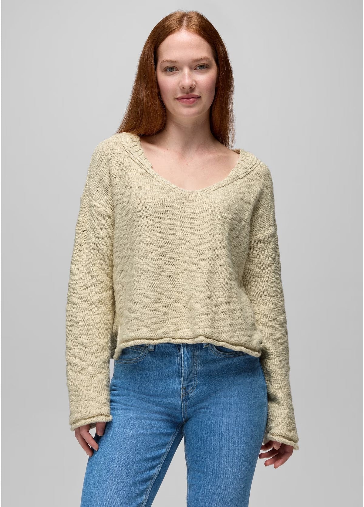 prAna Sunshine Sunset Sweater | Beach Pebble