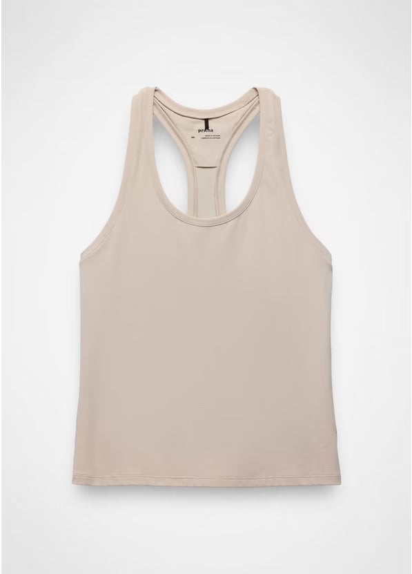 Luxara Racerback Long Tank | Almond