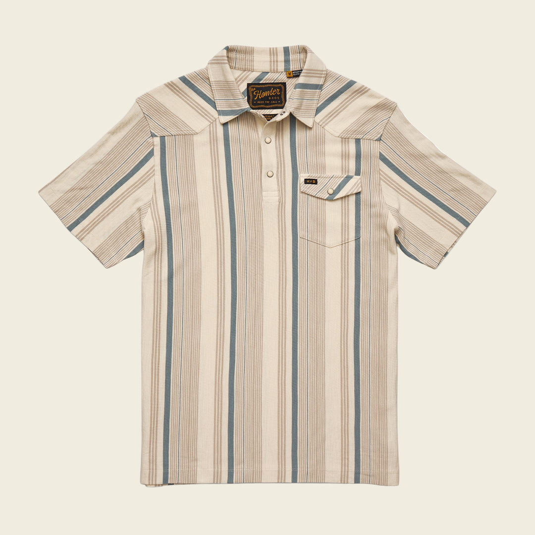 Ranchero Polo | Old Bill Stripe : Limestone