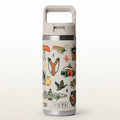 YETI mug with nature-themed design and YETI logo