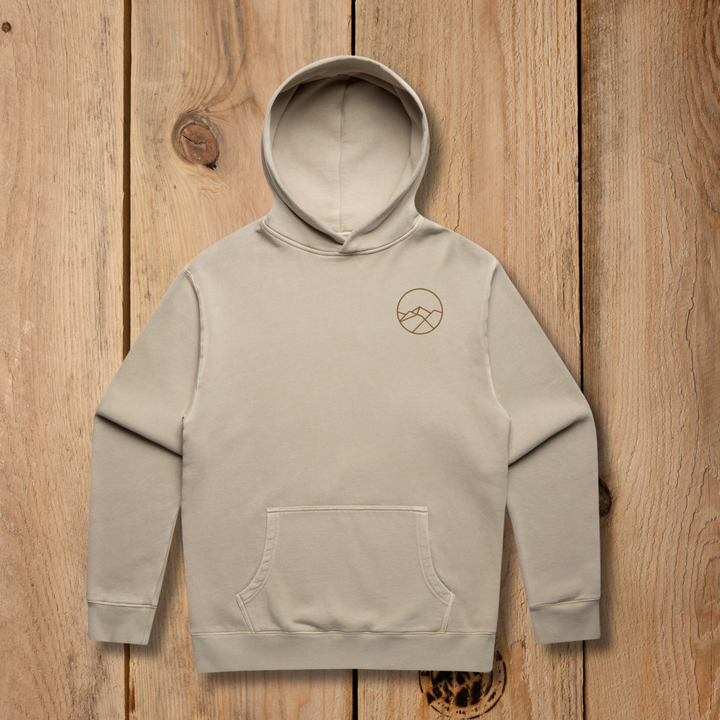 Bear Rock Premium | ATV Pittsburg NH Hoodie Faded TaupeFront