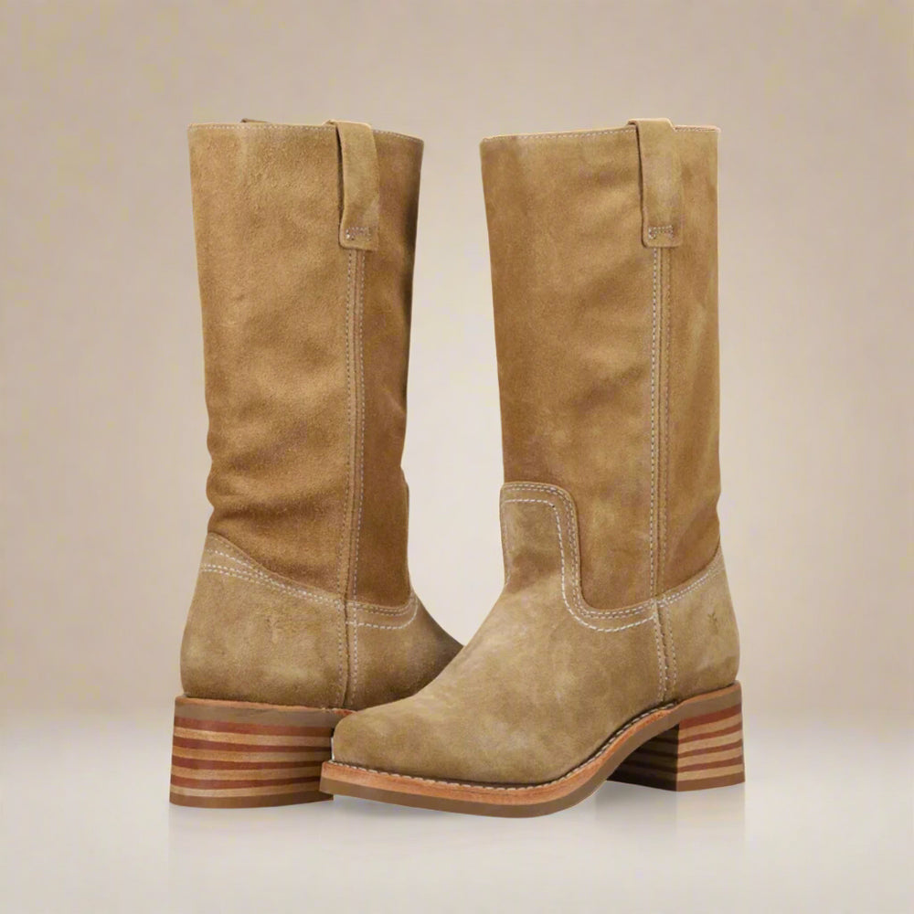 Frye Campus 12R | Tan Buck