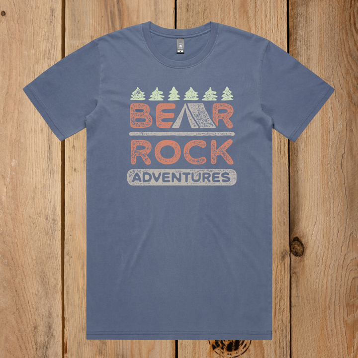 Bear Rock Premium | Bear Rock Tent Tee Faded Blue