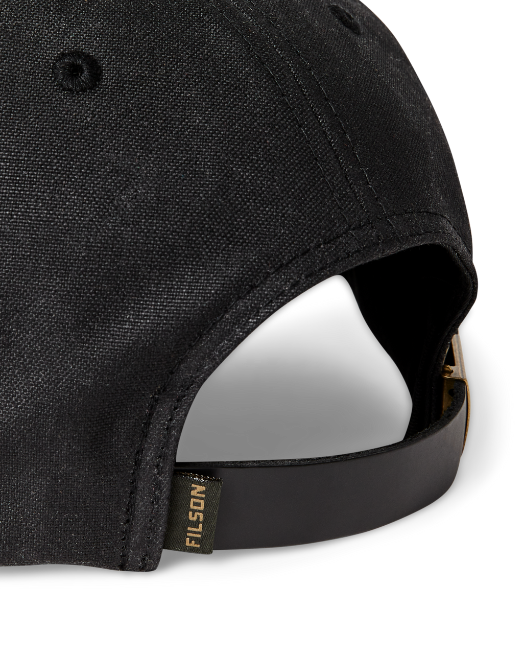 Filson Waxed Low-Profile Logger Cap - Black