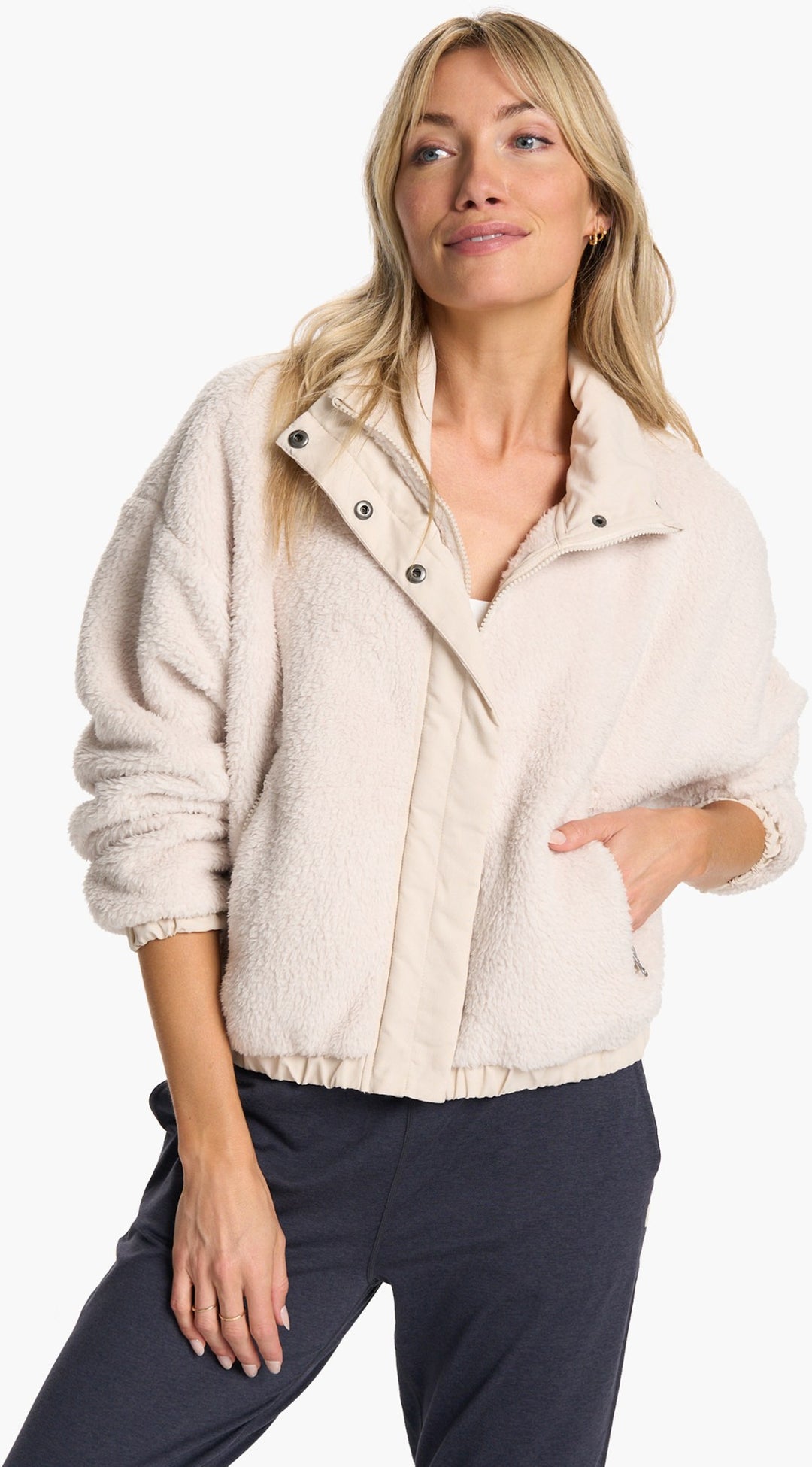 Vuori Women's Cozy Sherpa Jacket | Dune