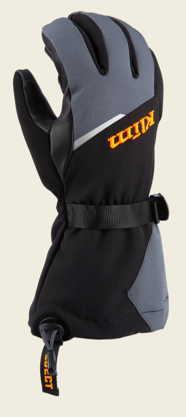 Klim Fusion Gauntlet Glove | Black - Strike Orange