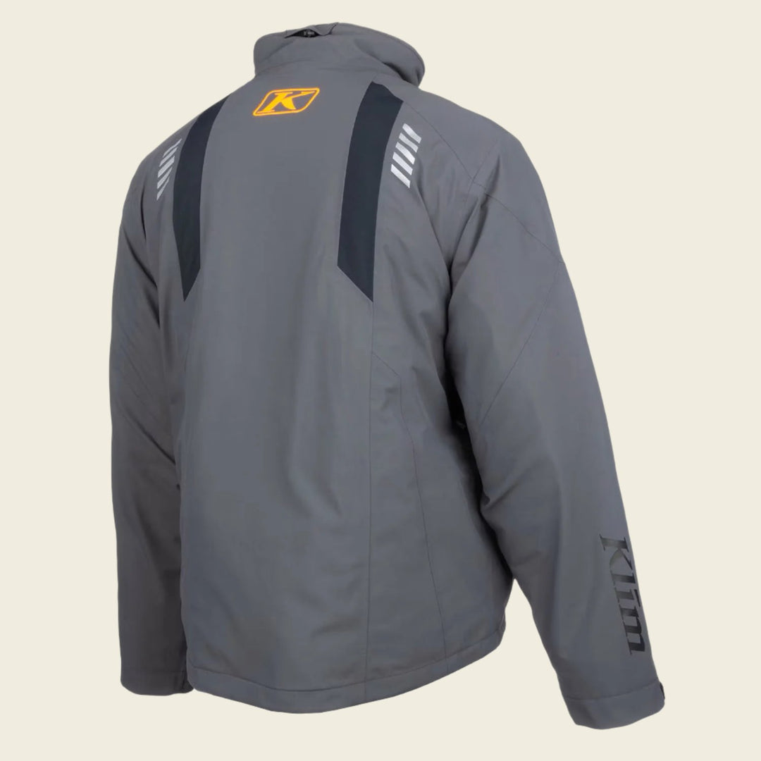 Klim Keweenaw Jacket Asphalt - Strike Orange