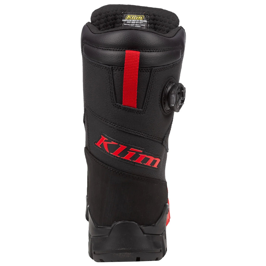 Klim Adrenaline Pro S Boa Boot | Fiery Red - Black
