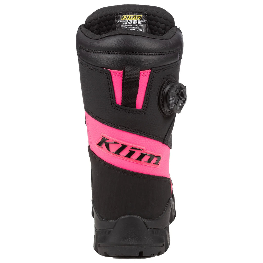 Klim Adrenaline Pro S GTX BOA Boot - Black / Knockout Pink