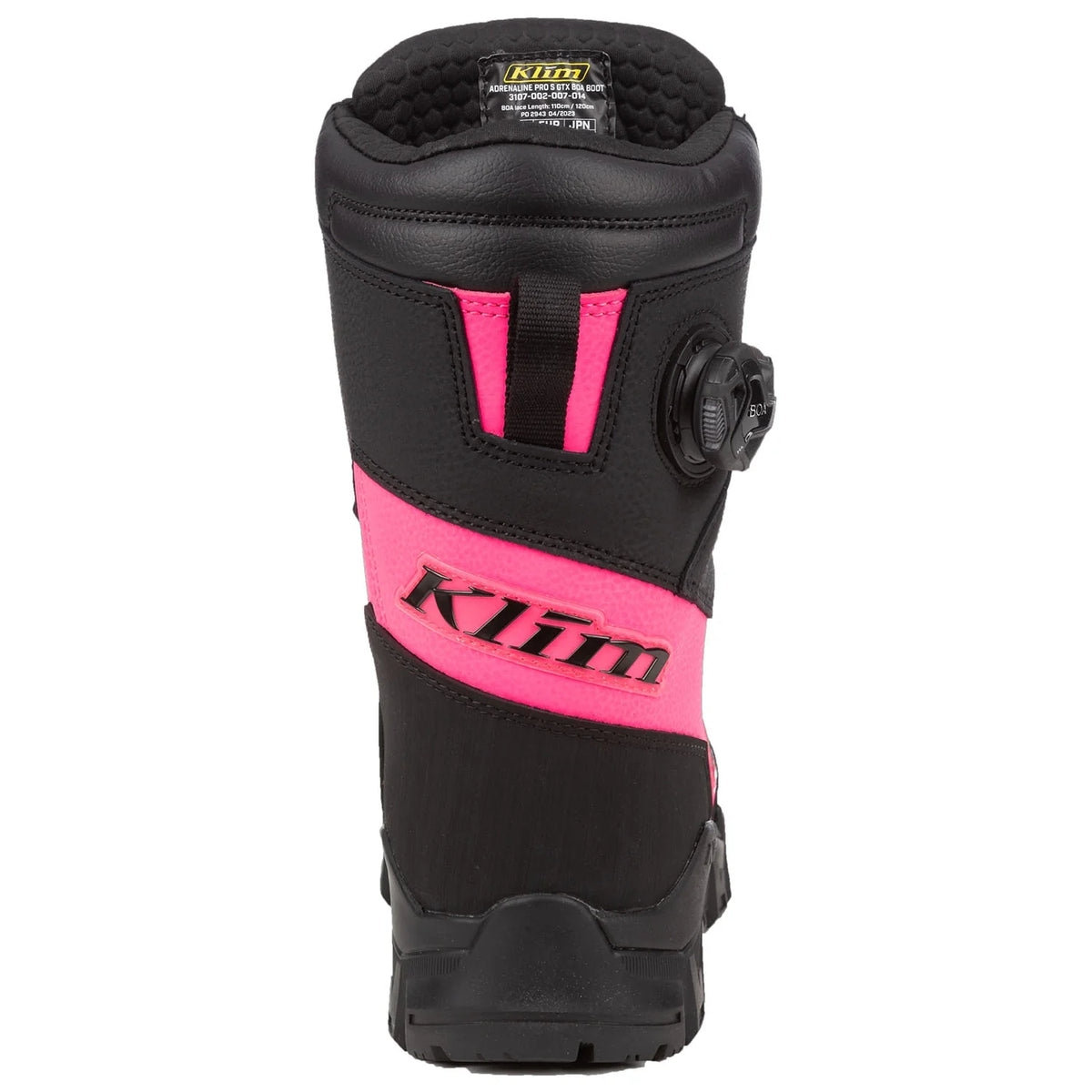 Klim Adrenaline Pro S GTX BOA Boot - Black / Knockout Pink