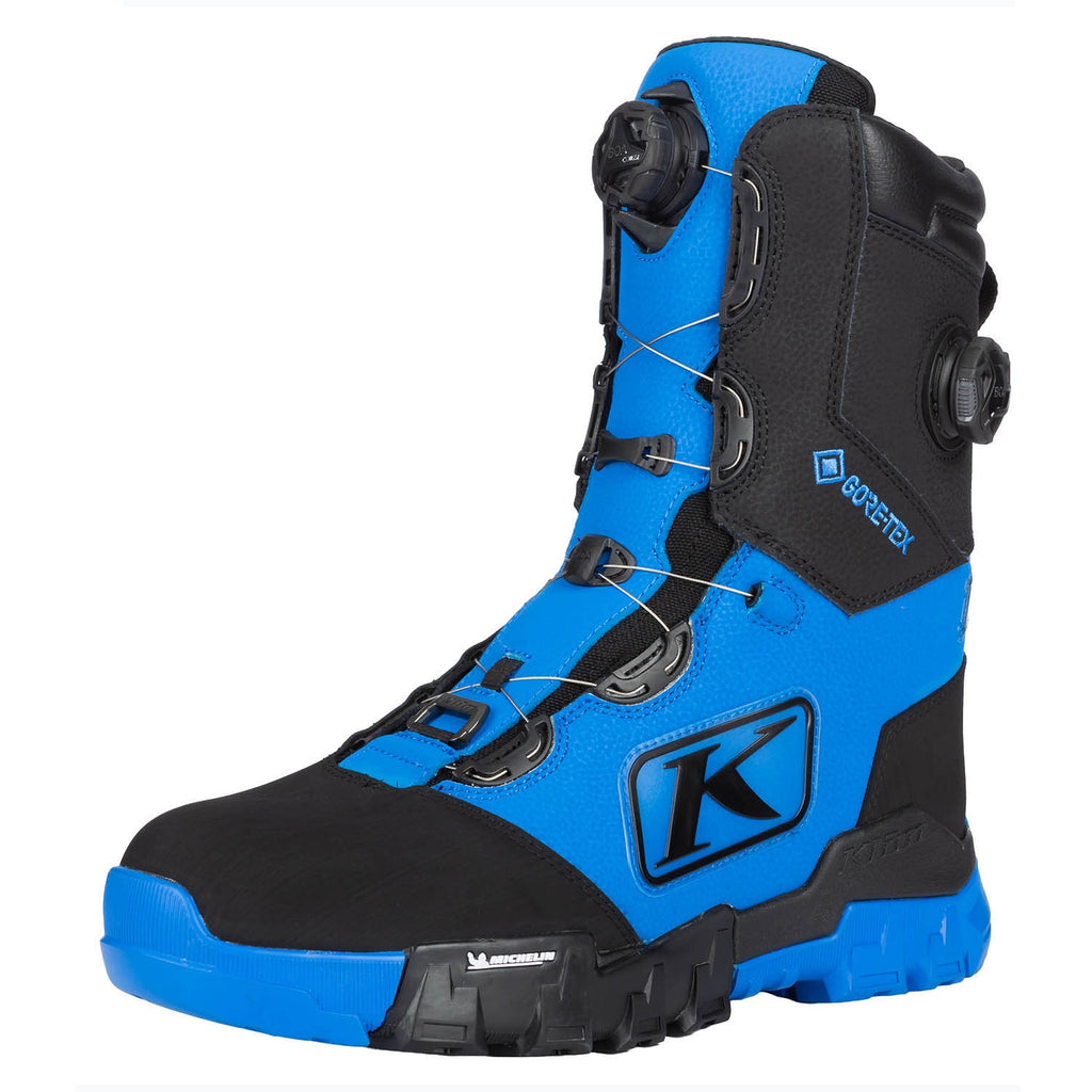 Klim Adrenaline Pro S GTX BOA Boot - Electric Blue Lemonade - Black