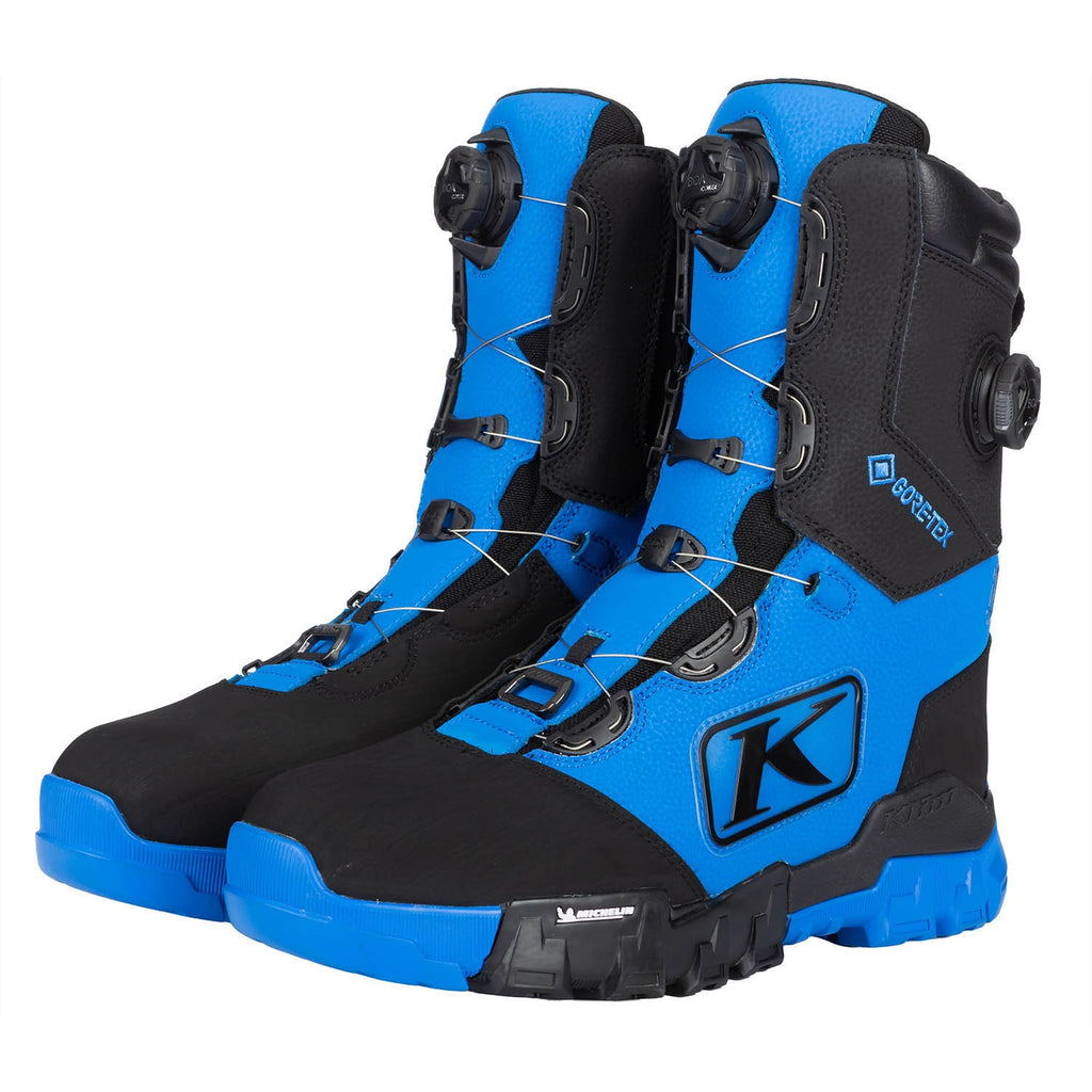 Klim Adrenaline Pro S GTX BOA Boot - Electric Blue Lemonade - Black