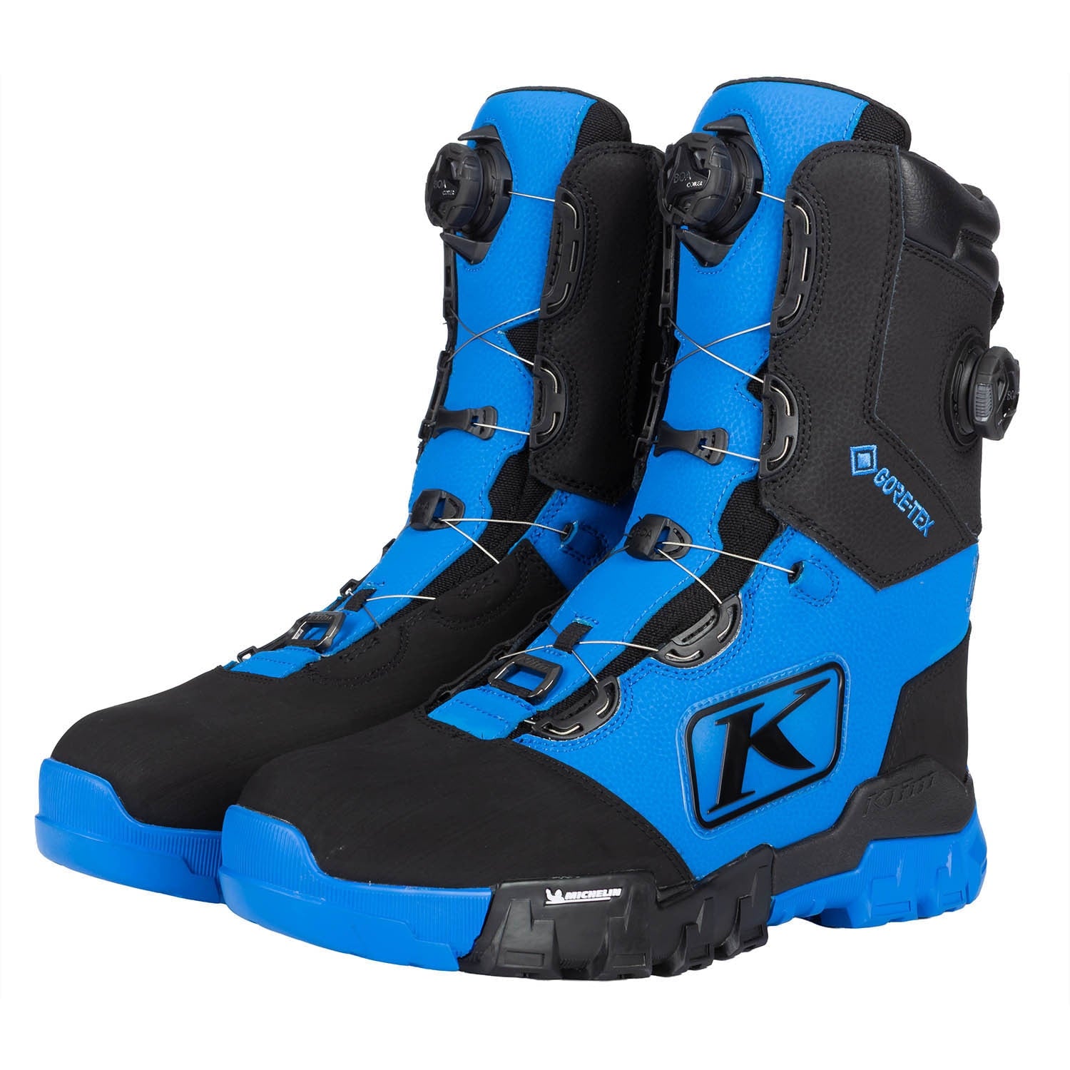Klim Adrenaline Pro S GTX BOA Boot - Electric Blue Lemonade - Black