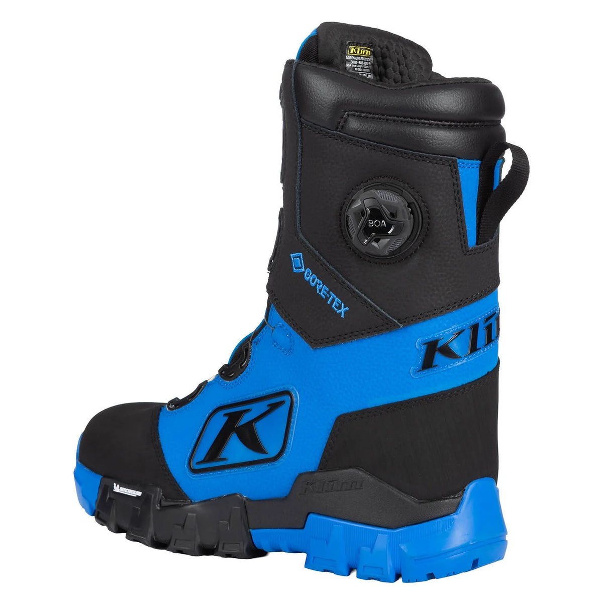 Klim Adrenaline Pro S GTX BOA Boot - Electric Blue Lemonade - Black