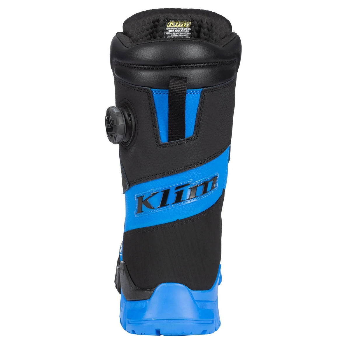 Klim Adrenaline Pro S GTX BOA Boot - Electric Blue Lemonade - Black