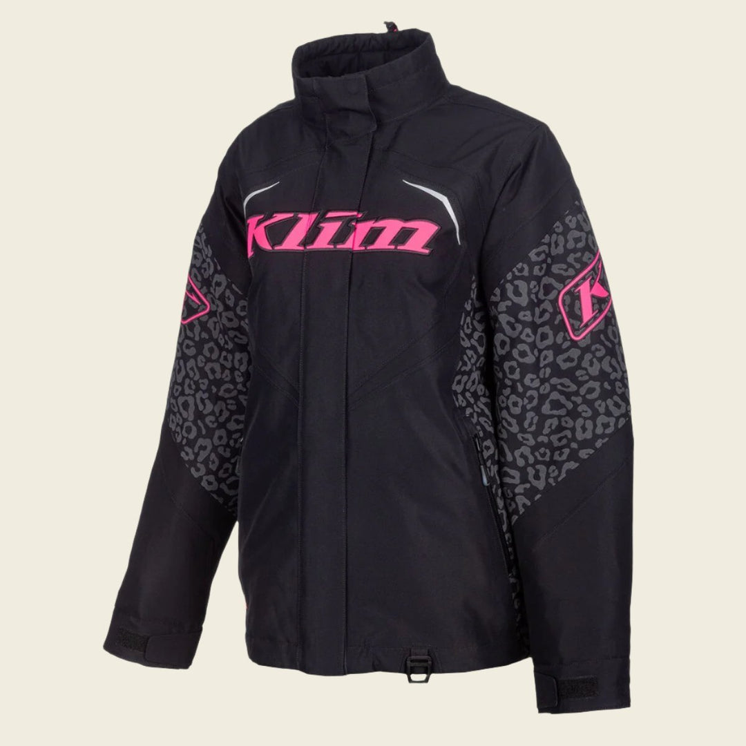 Klim Spark Jacket Black - Knockout Pink