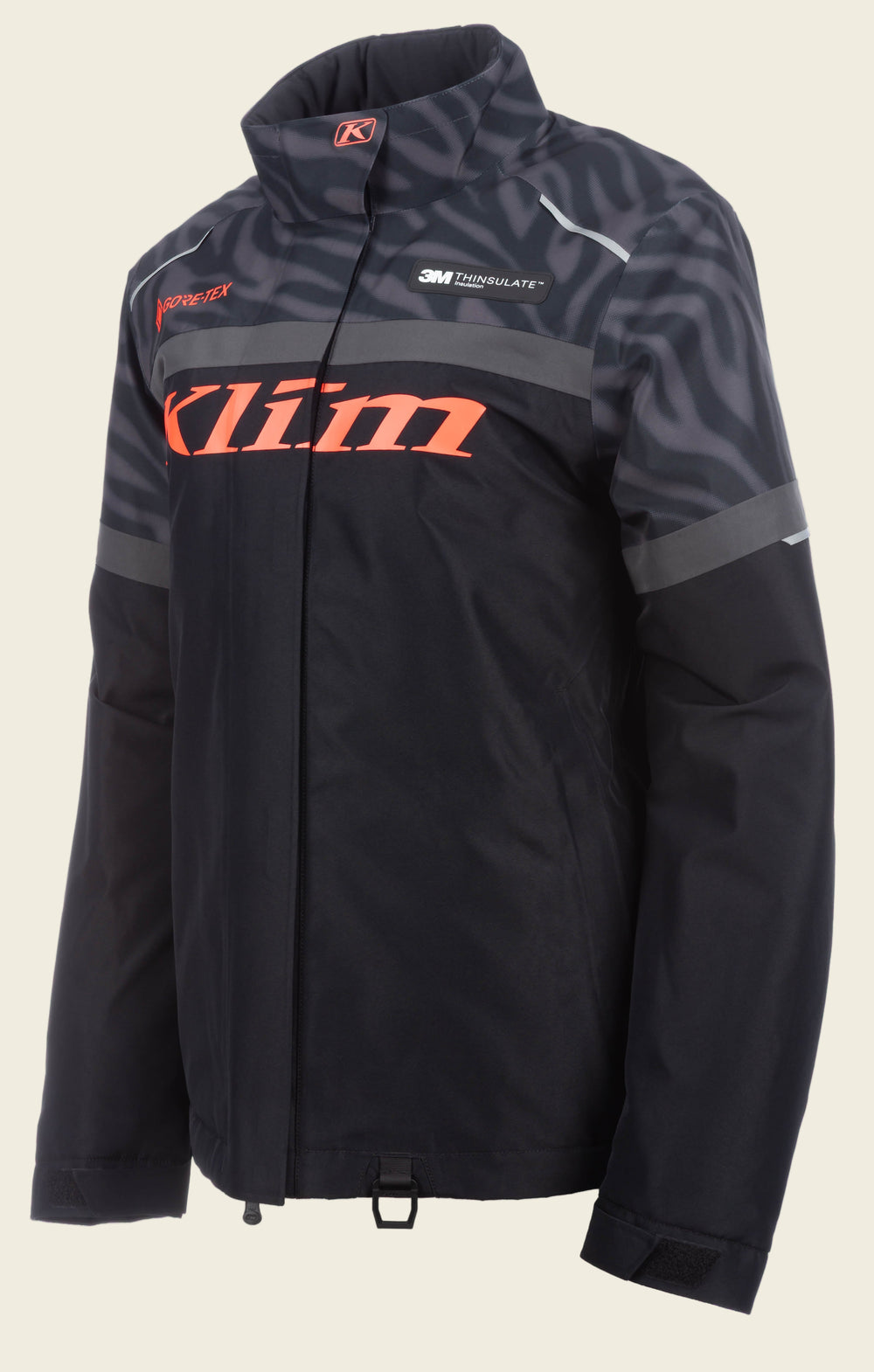 Klim Spark Jacket | Black - Fiery Coral