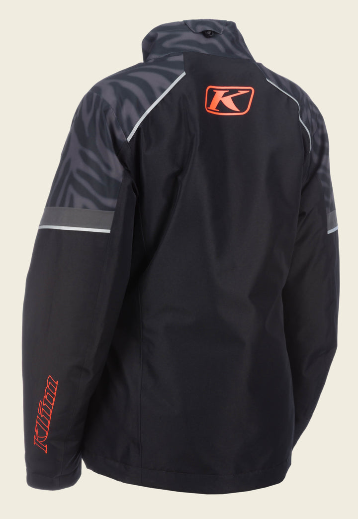 Klim Spark Jacket | Black - Fiery Coral