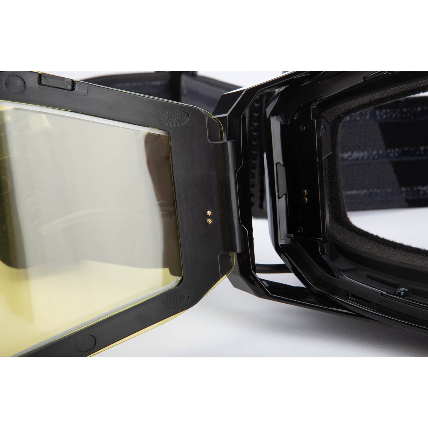 Klim Edge eFire Goggle | Slope Black Light Yellow Tint