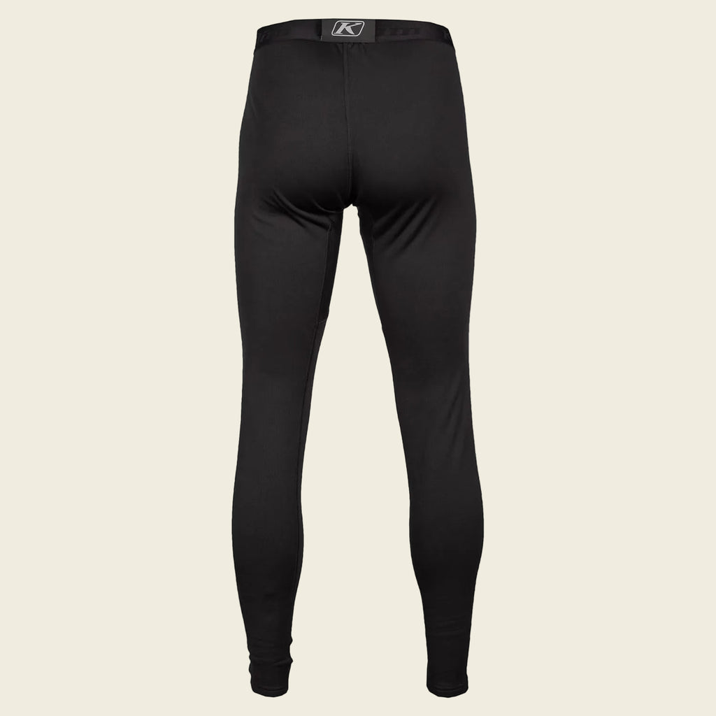 Black compression pants on a white background