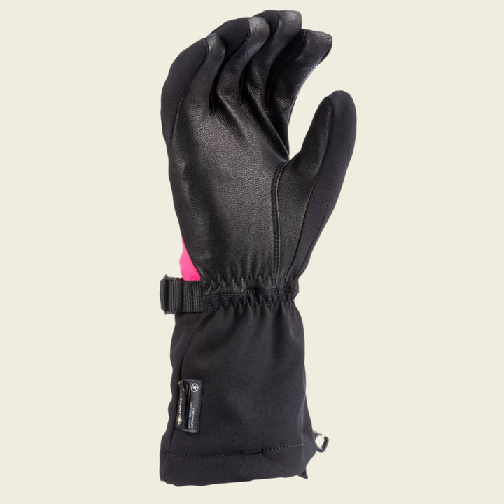 Klim Ember Gauntlet Glove Women's Pink Glo - Black