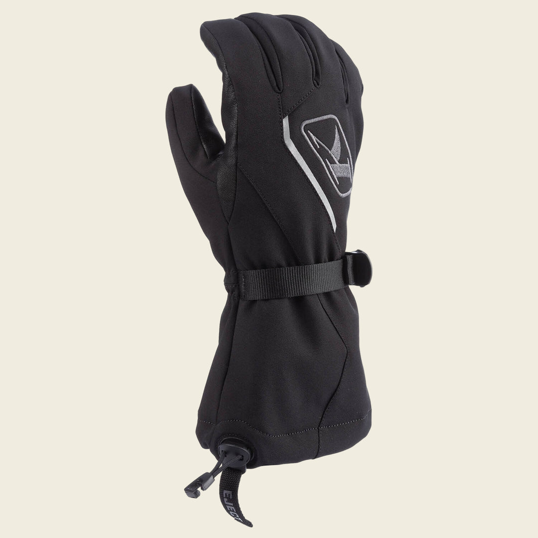 Klimate Gauntlet Glove| Black/Asphalt