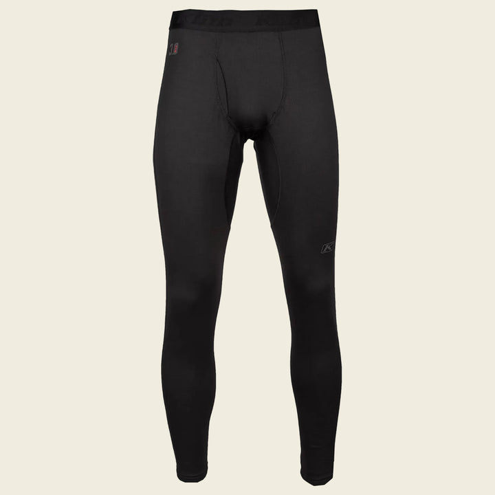 Black compression pants on a white background
