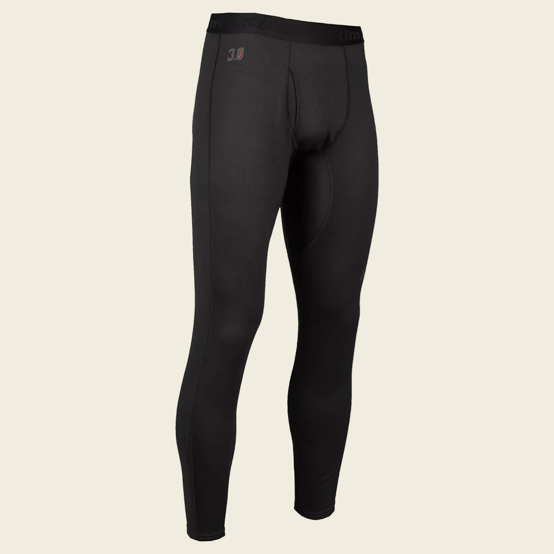 Black compression pants on a white background