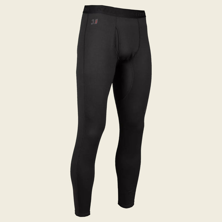 Black compression pants on a white background