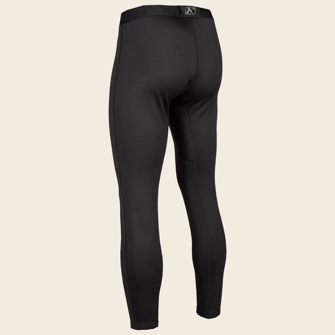 Black compression pants on a white background