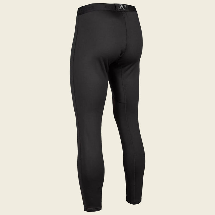 Black compression pants on a white background