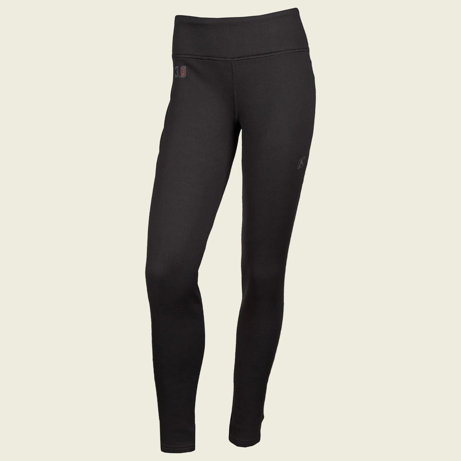 Black leggings on a white background