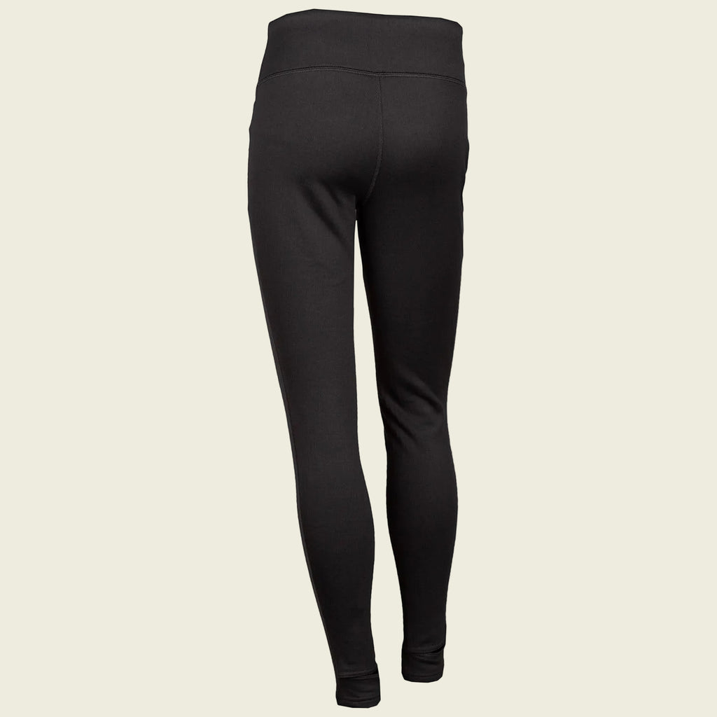 Black leggings on a white background